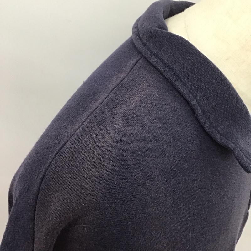 リー Lee トレーナー 長袖 長袖トレーナー スウェット カラーネック リブスウェットカットソー 古着 XL ロゴ、文字 紺 / ネイビー /  メンズ USED 古着 中古 10124175