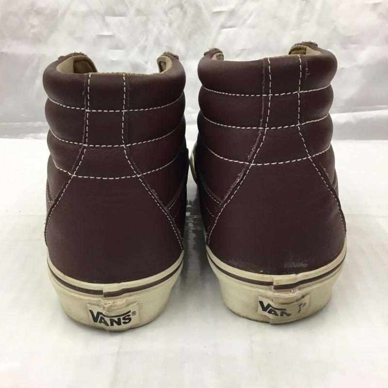 バンズ VANS スニーカー スニーカー レザー 26.5cm ハイカット 26.5cm 無地 茶 / ブラウン /  メンズ USED 古着 中古 10106027