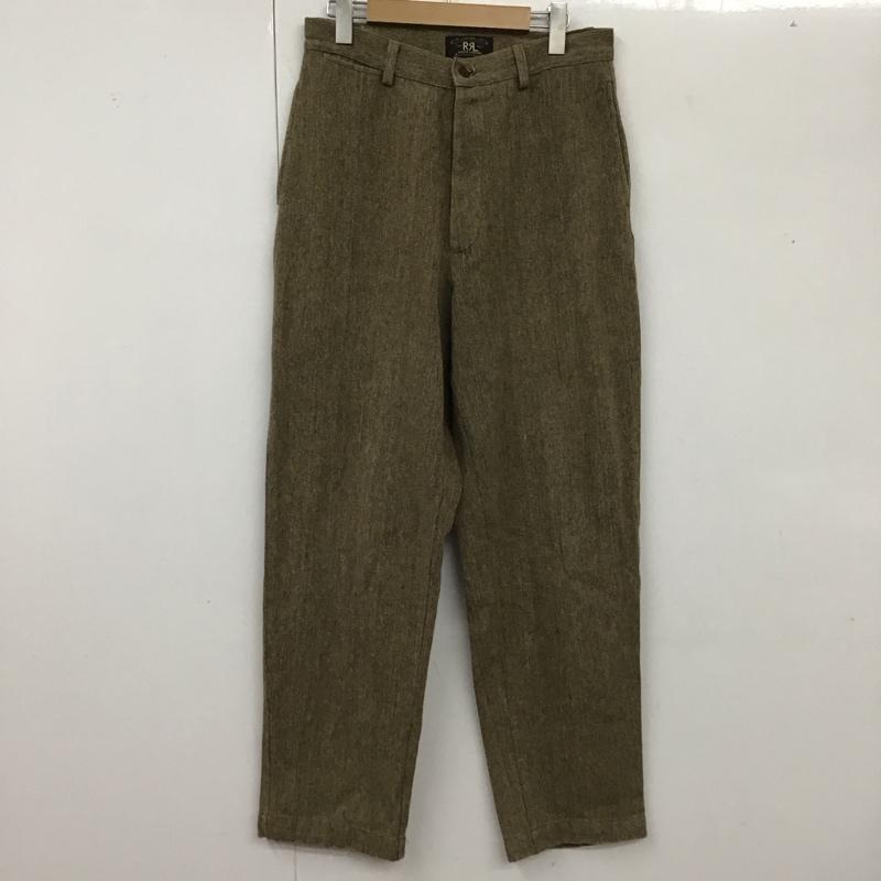 ダブルアールエル ラルフローレン RRL RALPH LAUREN パンツ スラックス スラックスパンツ ワイドパンツ カジュアルパンツ 90s 無地 茶 / ブラウン /  メンズ USED 古着 中古 10117665