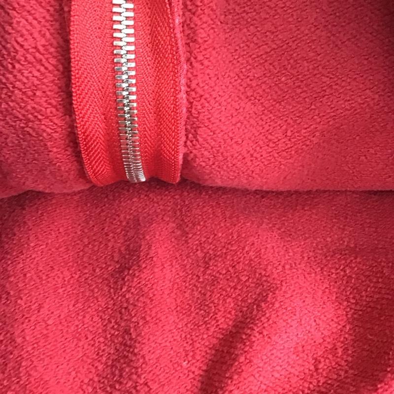 アベイシングエイプ A BATHING APE パーカー 長袖 ジップアップパーカー 長袖パーカー カジュアルジャケット XS ロゴ、文字 赤 / レッド /  メンズ USED 古着 中古 10148218