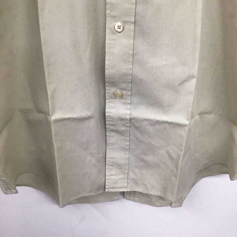 バーバリーロンドン Burberry London シャツ、ブラウス 半袖 半袖シャツ 無地シャツ ポケットシャツ ボタンダウンシャツ L 無地 ベージュ / ベージュ /  メンズ USED 古着 中古 10139832