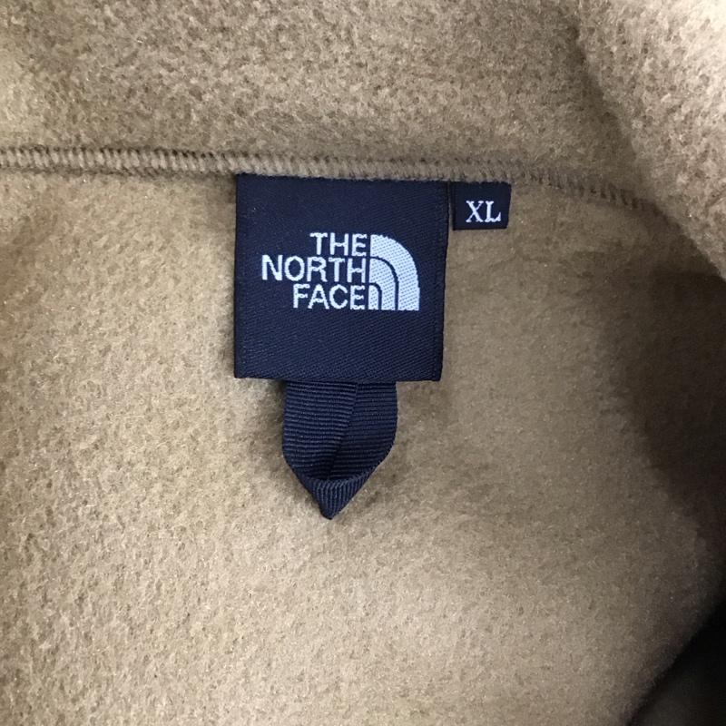 ザノースフェイス THE NORTH FACE ジャケット、上着 ジャンパー、ブルゾン na72051 デナリジャケット フリース ノーステックジップアップ アウトドア XL ロゴ、文字 黒 / ブラック / X ベージュ / ベージュ /  メンズ USED 古着 中古 10108679
