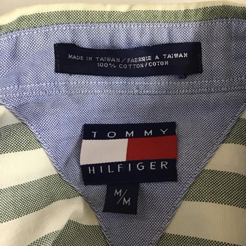 トミーヒルフィガー TOMMY HILFIGER シャツ、ブラウス 長袖 長袖シャツ ストライプシャツ カラーシャツ ボタンダウンシャツ M ストライプ マルチカラー / マルチカラー /  メンズ USED 古着 中古 10127729