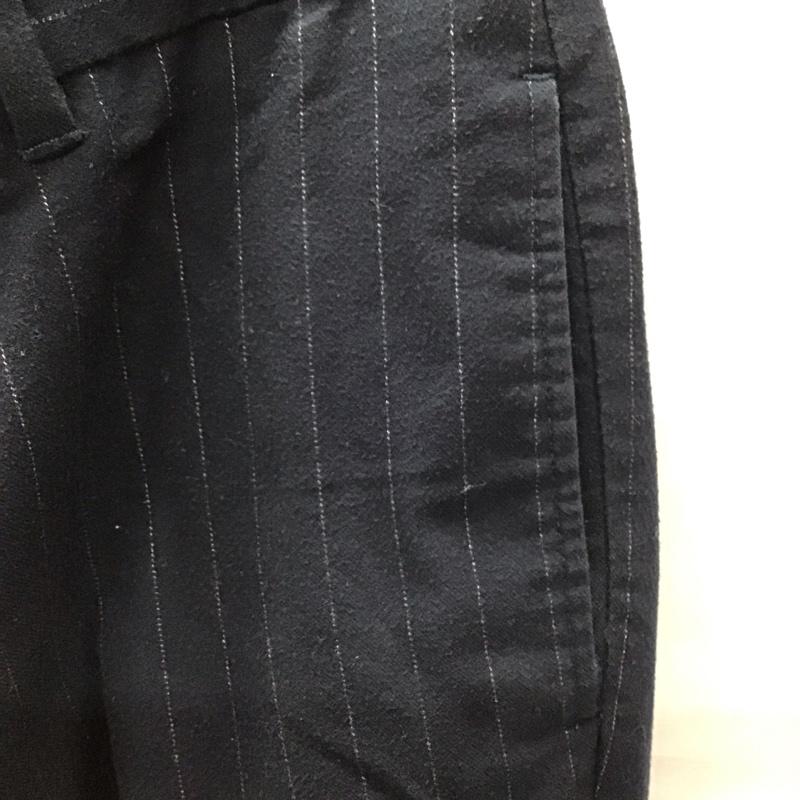 バナナリパブリック BANANA REPUBLIC パンツ スラックス スラックスパンツ ワイドパンツ カジュアルパンツ センタータックパンツ 30インチ ストライプ 紺 / ネイビー /  メンズ USED 古着 中古 10116877