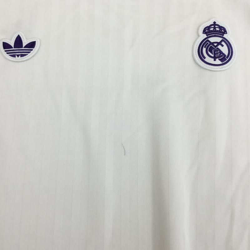アディダス adidas カットソー 半袖 JF2581 RM TERRACE ICON レアルマドリード XL ロゴ、文字 白 / ホワイト /  メンズ USED 古着 中古 10136802