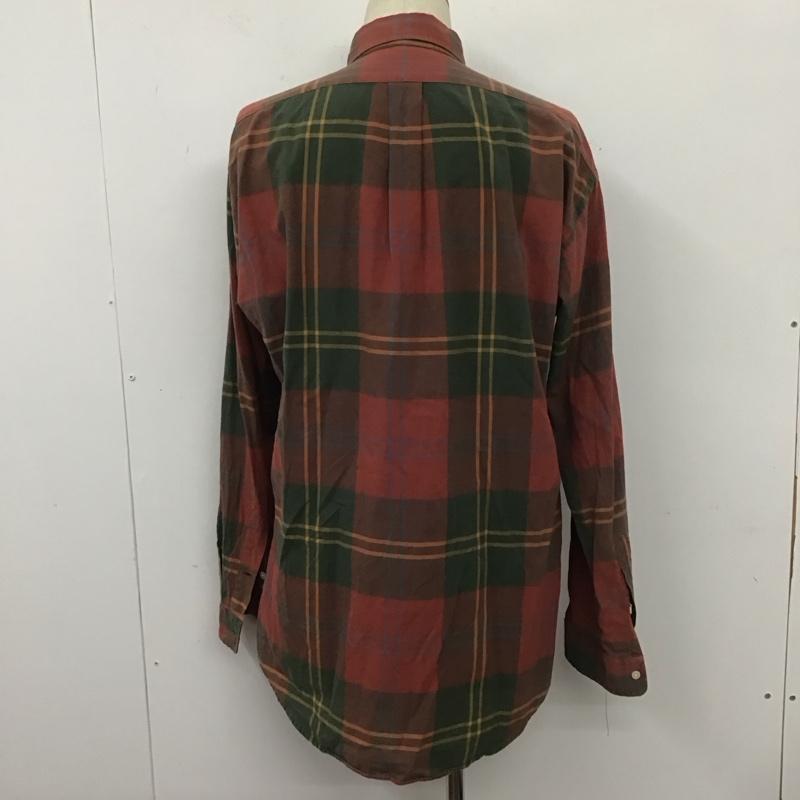 ラルフローレン RALPHLAUREN シャツ、ブラウス 長袖 長袖シャツ カラーシャツ ポケットシャツ 長袖カットソー チェックシャツ ボタンダウンシャツ L チェック マルチカラー / マルチカラー /  メンズ USED 古着 中古 10107012
