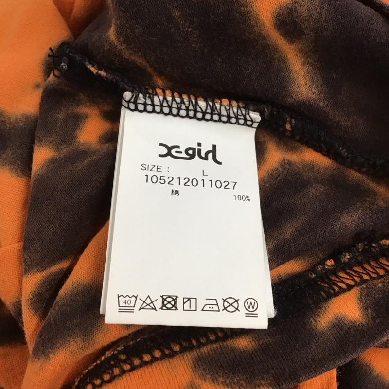 エックスガール X-girl Tシャツ 半袖 タイダイ柄 L  マルチカラー / マルチカラー /  レディース USED 古着 中古 10147903
