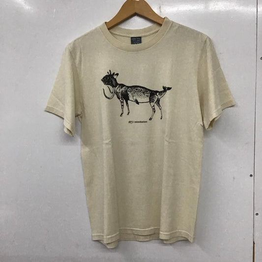 ナンバーナイン NUMBER (N)INE Tシャツ 半袖 半袖カットソー プリントTシャツ クルーネックカットソー romp 2 プリント アイボリー / アイボリー /  メンズ USED 古着 中古 10137118