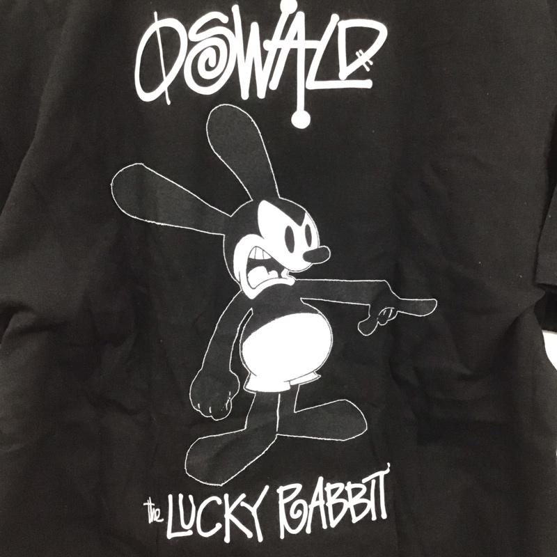 ステューシー STUSSY Tシャツ 半袖 半袖カットソー プリントTシャツ クルーネックカットソー M ロゴ、文字 黒 / ブラック /  メンズ USED 古着 中古 10149183