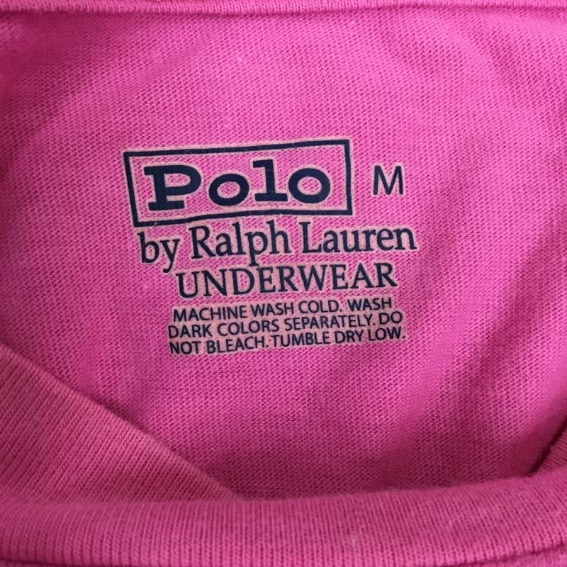 ポロバイラルフローレン Polo by RALPH LAUREN Tシャツ 半袖 M プリント 桃 / ピンク /  メンズ USED 古着 中古 10110781
