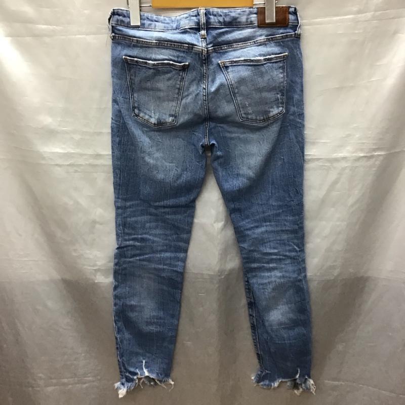 ザラ ZARA パンツ デニム、ジーンズ 40 無地 水色 / ライトブルー /  レディース USED 古着 中古 10123436