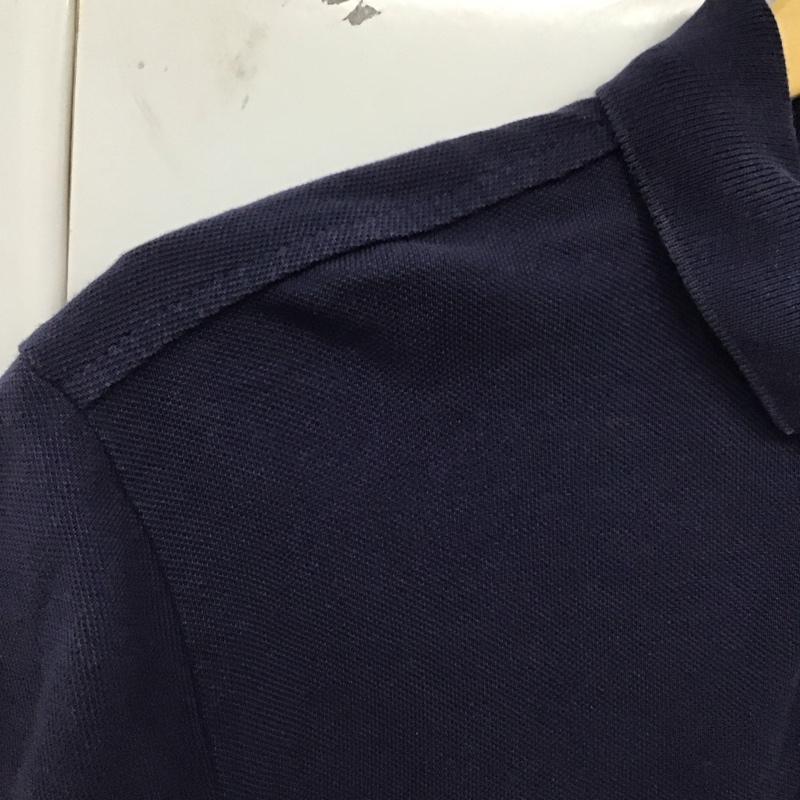 ポロバイラルフローレン Polo by RALPH LAUREN ポロシャツ 半袖 半袖ポロシャツ 半袖カットソー カラーシャツ M ロゴ、文字 紺 / ネイビー /  メンズ USED 古着 中古 10130054