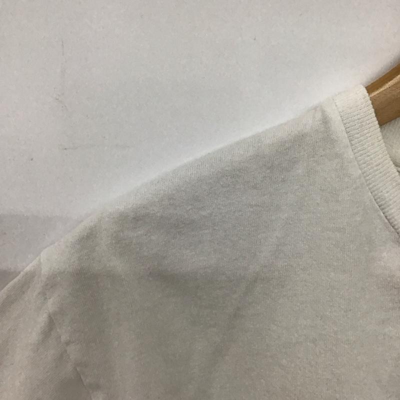 サンシャイン プラス クラウド SUNSHINE+CLOUD Tシャツ 半袖 半袖カットソー プリントTシャツ クルーネックカットソー M ロゴ、文字 白 / ホワイト /  メンズ USED 古着 中古 10149177