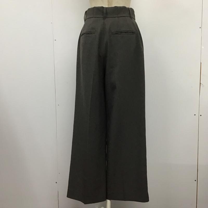 古着 USED パンツ スラックス AP250396AD センタープレス M 無地 ダークグレー / ダークグレー /  レディース USED 古着 中古 10122052