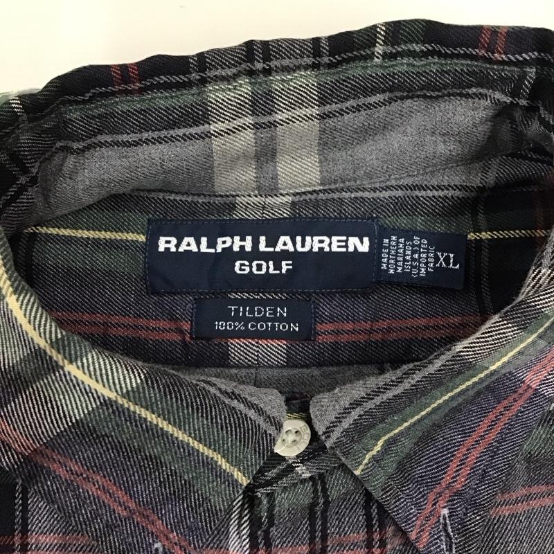 ラルフローレンゴルフ RALPH LAUREN GOLF シャツ、ブラウス 長袖 長袖シャツ カラーシャツ ポケットシャツ 長袖カットソー チェックシャツ XL チェック マルチカラー / マルチカラー /  メンズ USED 古着 中古 10117426
