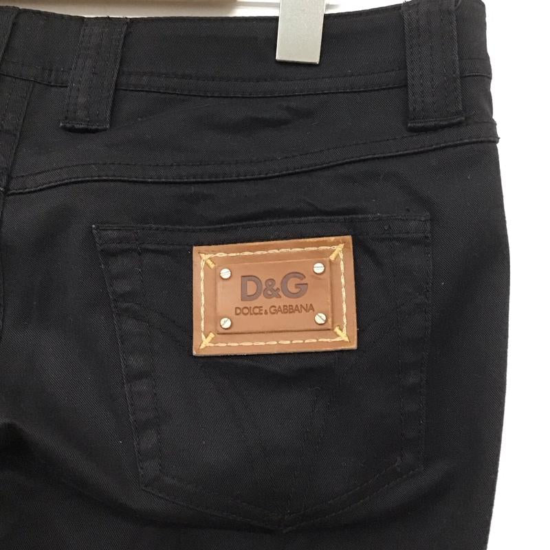 ドルチェアンドガッバーナ DOLCE&GABBANA パンツ デニム、ジーンズ 27インチ 無地 黒 / ブラック /  レディース USED 古着 中古 10132412