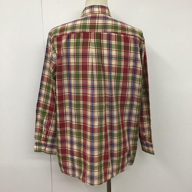 ポロバイラルフローレン Polo by RALPH LAUREN シャツ、ブラウス 長袖 長袖シャツ カジュアルシャツ カラーシャツ ボタンダウンシャツ チェックシャツ チェック マルチカラー / マルチカラー /  メンズ USED 古着 中古 10107241
