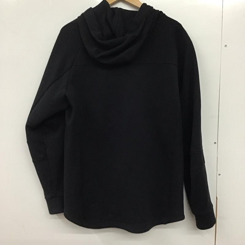 プーマ PUMA パーカー 長袖 ジップアップパーカー アウター ジャージ XXL ロゴ、文字 黒 / ブラック /  メンズ USED 古着 中古 10145020