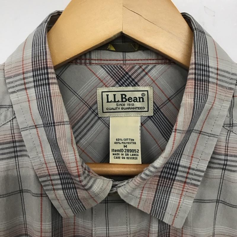 エルエルビーン L.L.Bean シャツ、ブラウス 半袖 半袖シャツ チェックシャツ カラーシャツ M チェック マルチカラー / マルチカラー /  メンズ USED 古着 中古 10136588