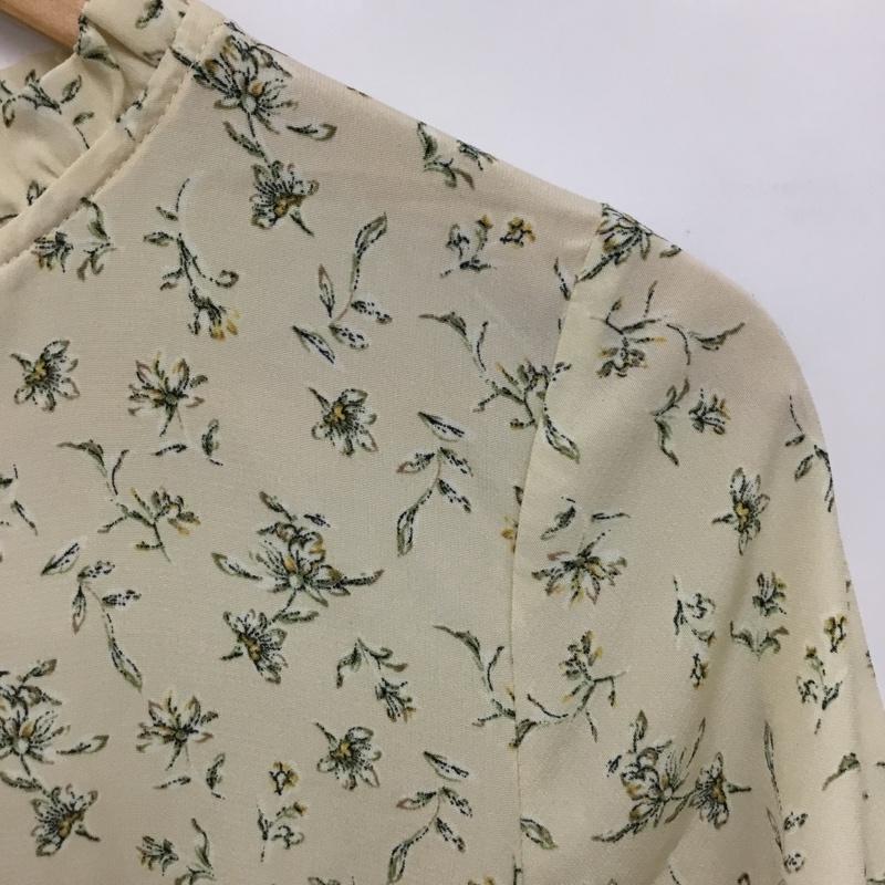 ショコラ フィネ ローブ chocol raffine robe ワンピース ロングスカート 長袖ワンピース フレアワンピース ウエスト切り替えワンピース FREE プリント マルチカラー / マルチカラー /  レディース USED 古着 中古 10119024