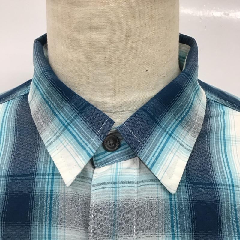 エディーバウアー Eddie Bauer シャツ、ブラウス 半袖 半袖シャツ カラーシャツ 半袖カットソー チェックシャツ L 総柄 マルチカラー / マルチカラー /  メンズ USED 古着 中古 10115304