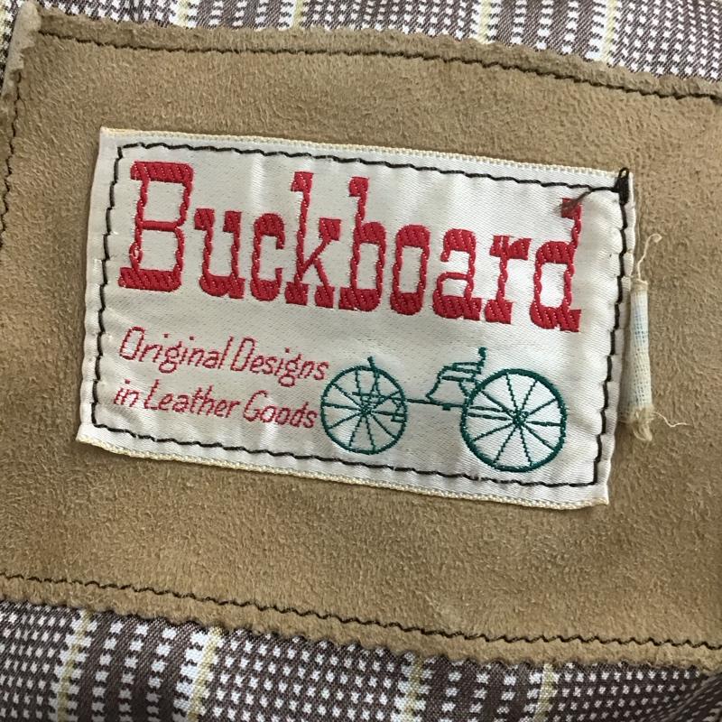 古着 USED ジャケット、上着 ジャケット、ブレザー Buckboard レザージャケット 40 無地 ベージュ / ベージュ /  メンズ USED 古着 中古 10112674