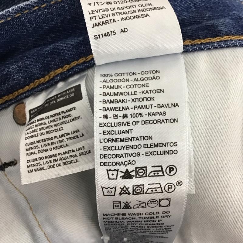リーバイストラウスアンドコー Levi Strauss & co. パンツ デニム、ジーンズ デニムパンツ スリムパンツ カジュアルパンツ 32インチ 無地 インディゴ / インディゴ /  メンズ USED 古着 中古 10133518