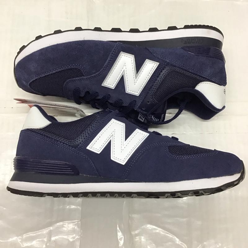 ニューバランス New Balance スニーカー スニーカー ML574EN2 タグ付き 27.5cm 27.5cm ロゴ、文字 紺 / ネイビー / X 白 / ホワイト /  メンズ USED 古着 中古 10121619