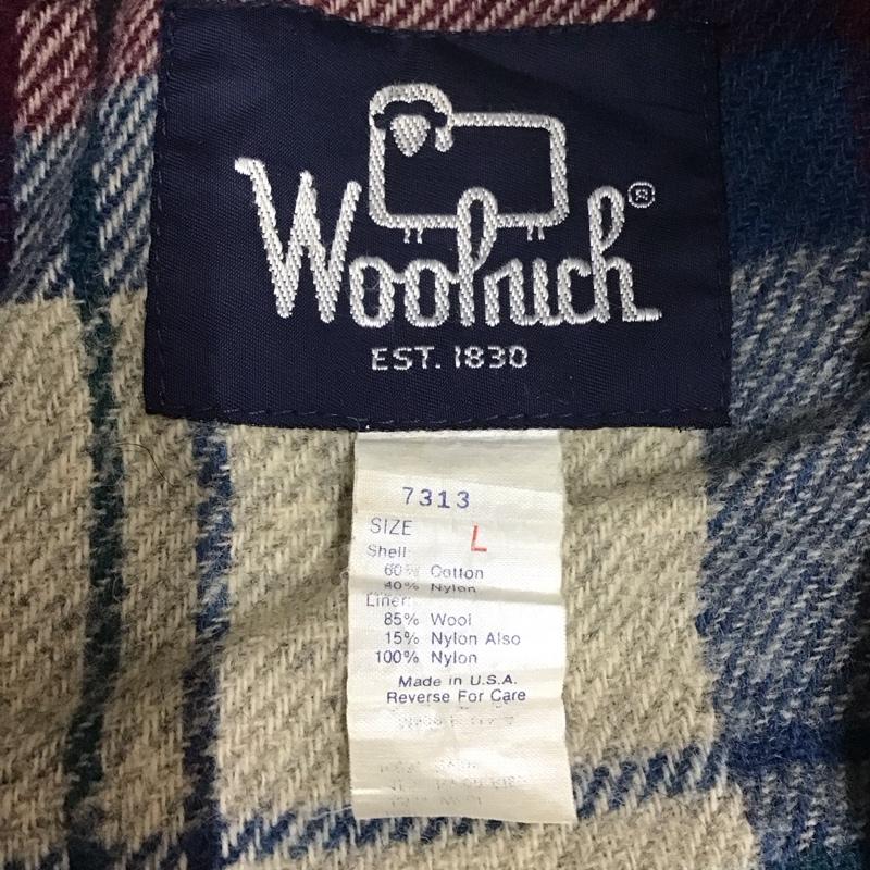 ウールリッチ WOOLRICH ジャケット、上着 ジャンパー、ブルゾン ジップアップジャケット ジャンパー ジャケット カジュアルジャケット アウター L 無地 青 / ブルー /  メンズ USED 古着 中古 10113672