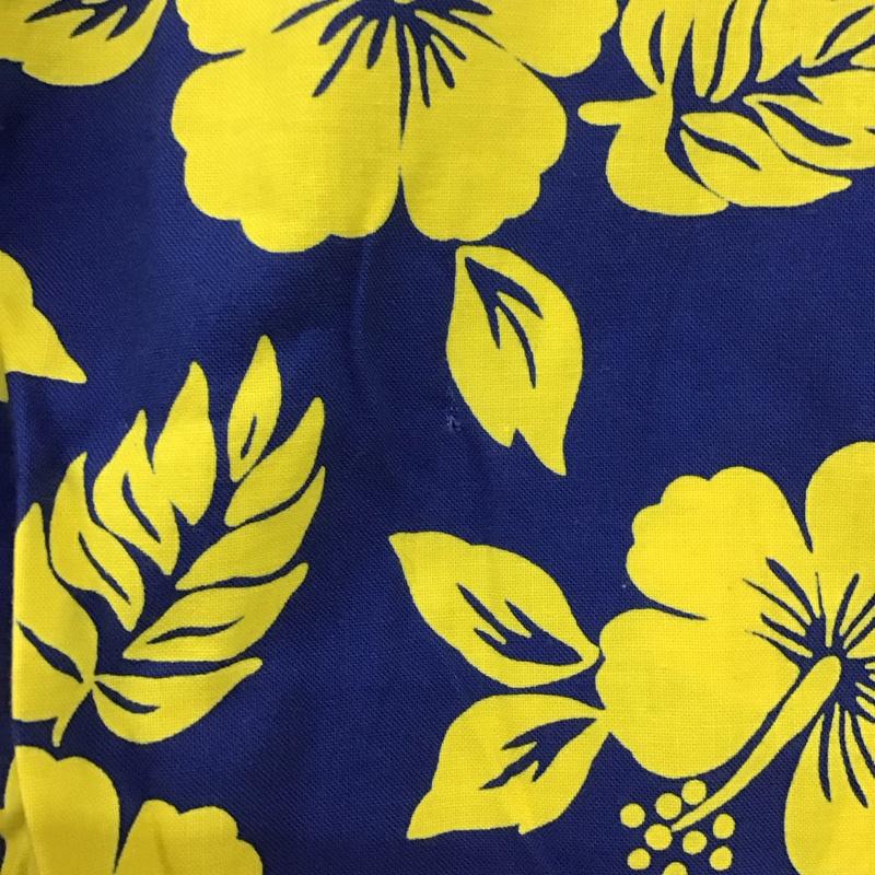 古着 USED シャツ、ブラウス 半袖 半袖シャツ プリントシャツ ポケットシャツ アロハシャツ XL プリント 青 / ブルー / X 黄 / イエロー /  メンズ USED 古着 中古 10137688