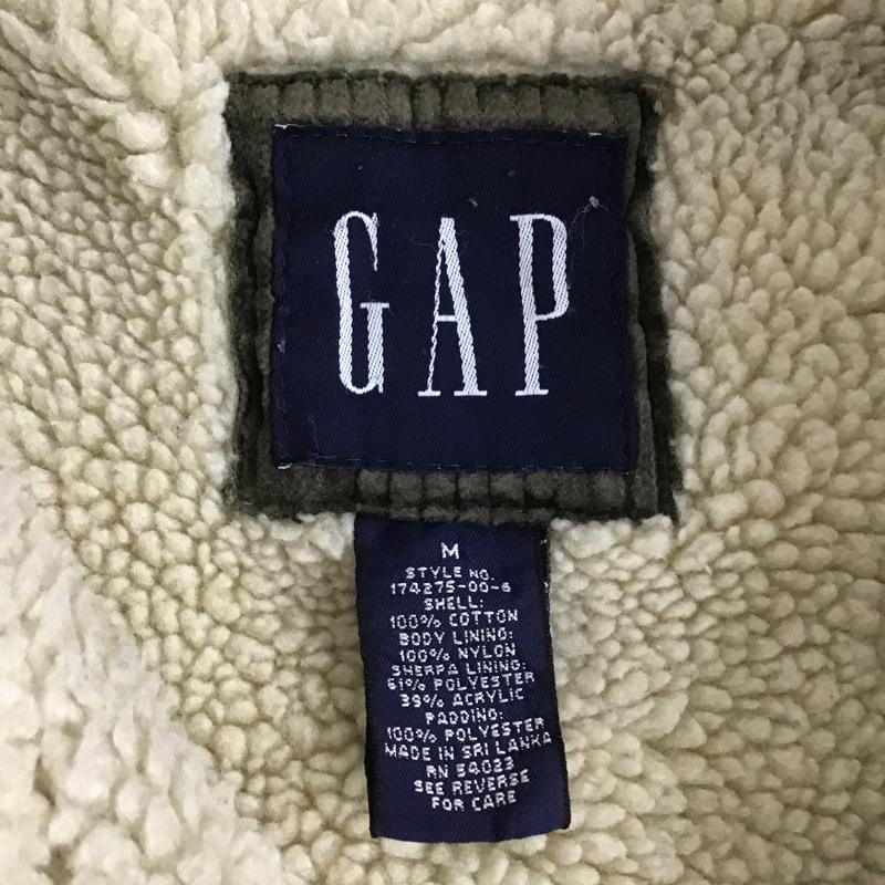 ギャップ GAP ジャケット、上着 ジャンパー、ブルゾン コーデュロイジャケット ボア 90s M 無地 カーキ / カーキ /  メンズ USED 古着 中古 10105635