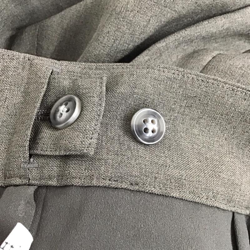 古着 USED パンツ スラックス AP250396AD センタープレス M 無地 ダークグレー / ダークグレー /  レディース USED 古着 中古 10122052