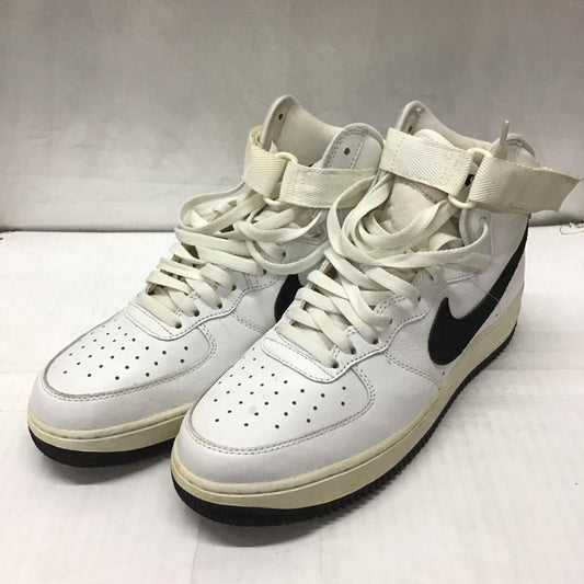 ナイキ NIKE スニーカー スニーカー 743546-105 AIR FORCE 1 HIGH RETRO QS 28cm 28.0cm ロゴ、文字 白 / ホワイト / X 黒 / ブラック /  メンズ USED 古着 中古 10112176
