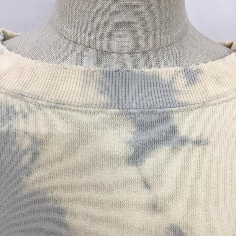 スライ SLY トレーナー 長袖 030eay80-6670 OVER BLEACH DAMAGE SW トップス FREE 総柄 マルチカラー / マルチカラー /  レディース USED 古着 中古 10119784