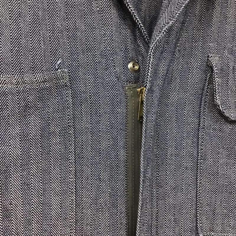 ディッキーズ Dickies ワンピース・ドレス・オールインワン ワンピース・ドレス・オールインワン カバーオール オールインワン ヘリンボーン M ロゴ、文字 紺 / ネイビー /  メンズ USED 古着 中古 10109039