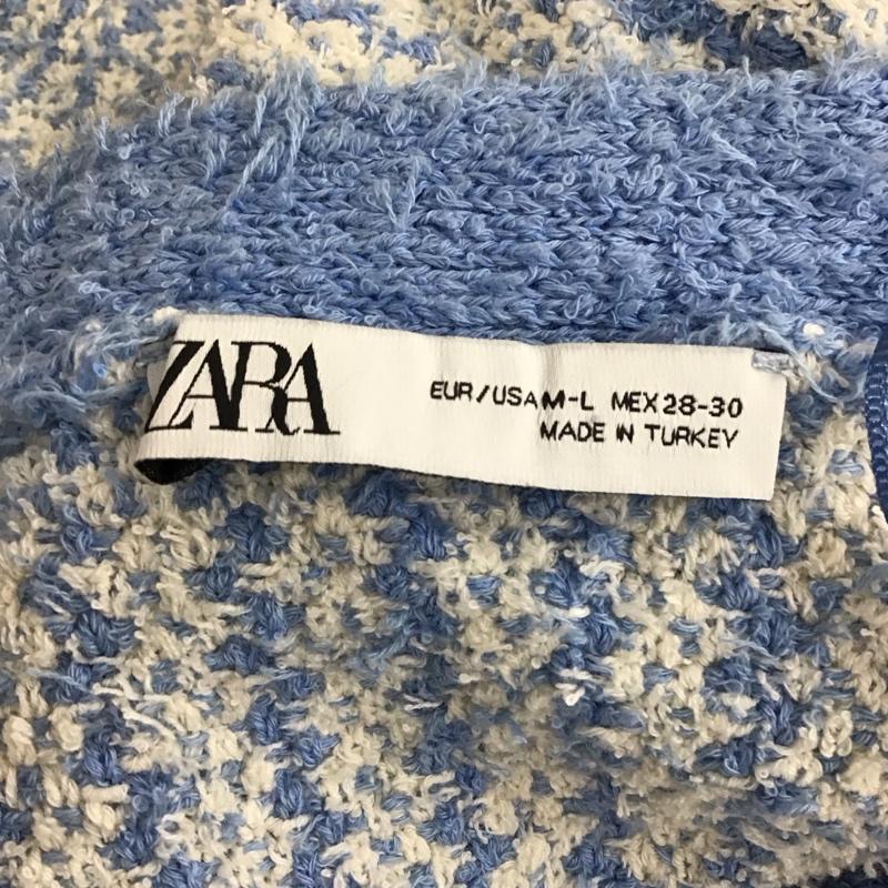 ザラ ZARA カーディガン 長袖 長袖ニットカーディガン 前開きニット ロングニットカーディガン M ストライプ マルチカラー / マルチカラー /  レディース USED 古着 中古 10118531