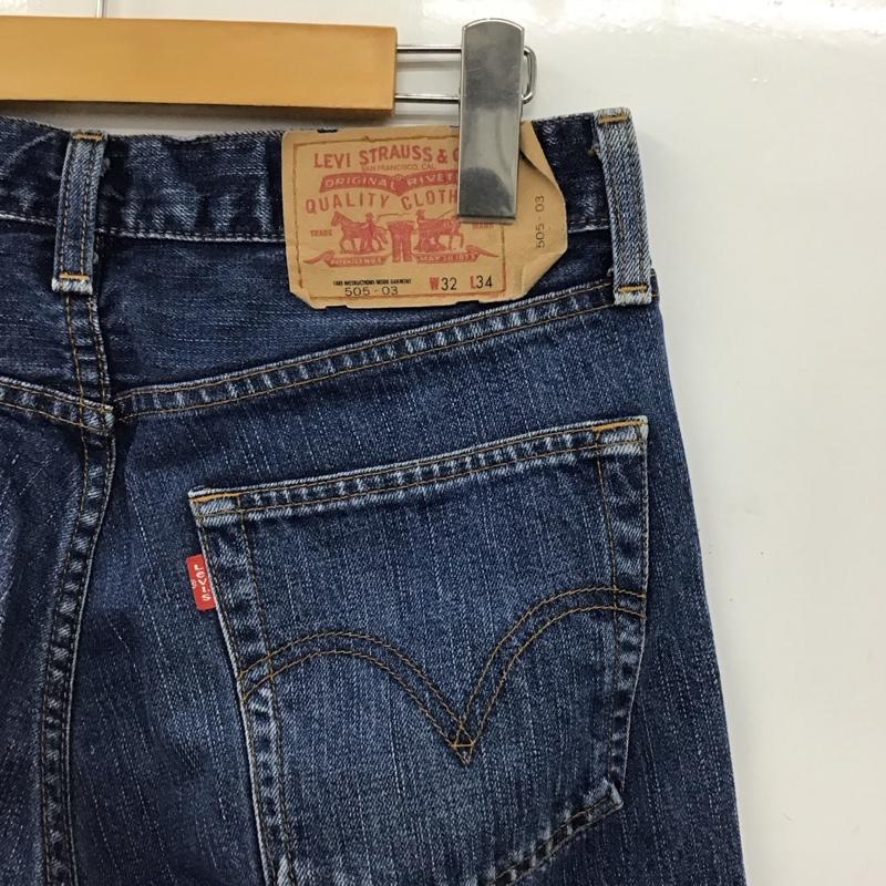 リーバイストラウスアンドコー Levi Strauss & co. パンツ デニム、ジーンズ デニムパンツ スリムパンツ カジュアルパンツ 32インチ 無地 インディゴ / インディゴ /  メンズ USED 古着 中古 10150390