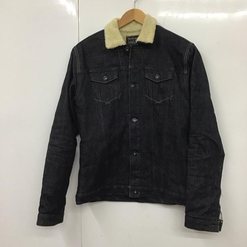 クロ KURO ジャケット、上着 ジャケット、ブレザー デニムジャケット カラージャケット 長袖ジャケット Gジャン M 無地 インディゴ / インディゴ /  メンズ USED 古着 中古 10108690