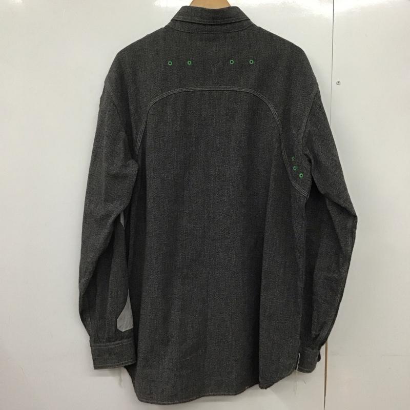 キャピタル KAPITAL シャツ、ブラウス 長袖 k2504ls143 長袖シャツ 無地シャツ カラーシャツ L 無地 灰 / グレー /  メンズ USED 古着 中古 10142957