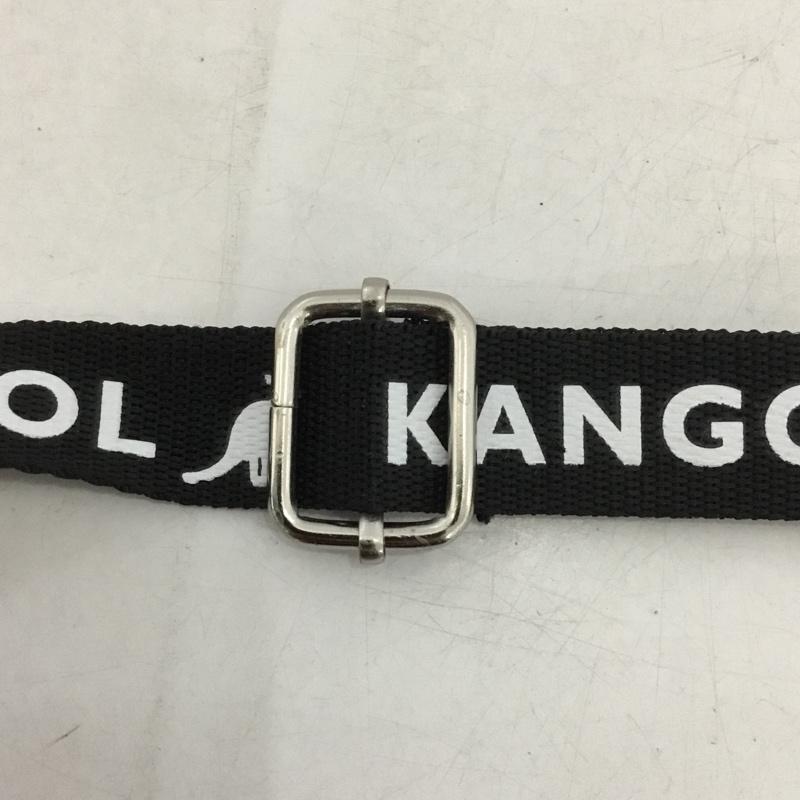 カンゴール KANGOL ショルダーバッグ ショルダーバッグ メッシュポケット ロゴ、文字 黒 / ブラック /  メンズ USED 古着 中古 10149823