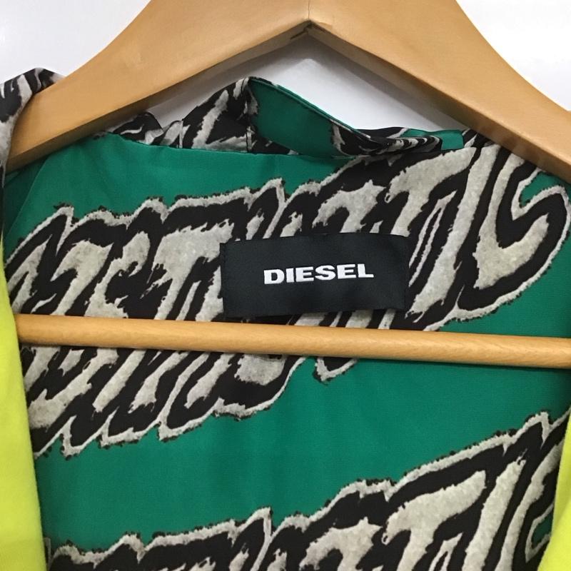 ディーゼル DIESEL ジャケット、上着 ジャンパー、ブルゾン ジップアップパーカージャケット アウター ナイロンジャケット XL プリント マルチカラー / マルチカラー /  メンズ USED 古着 中古 10145983