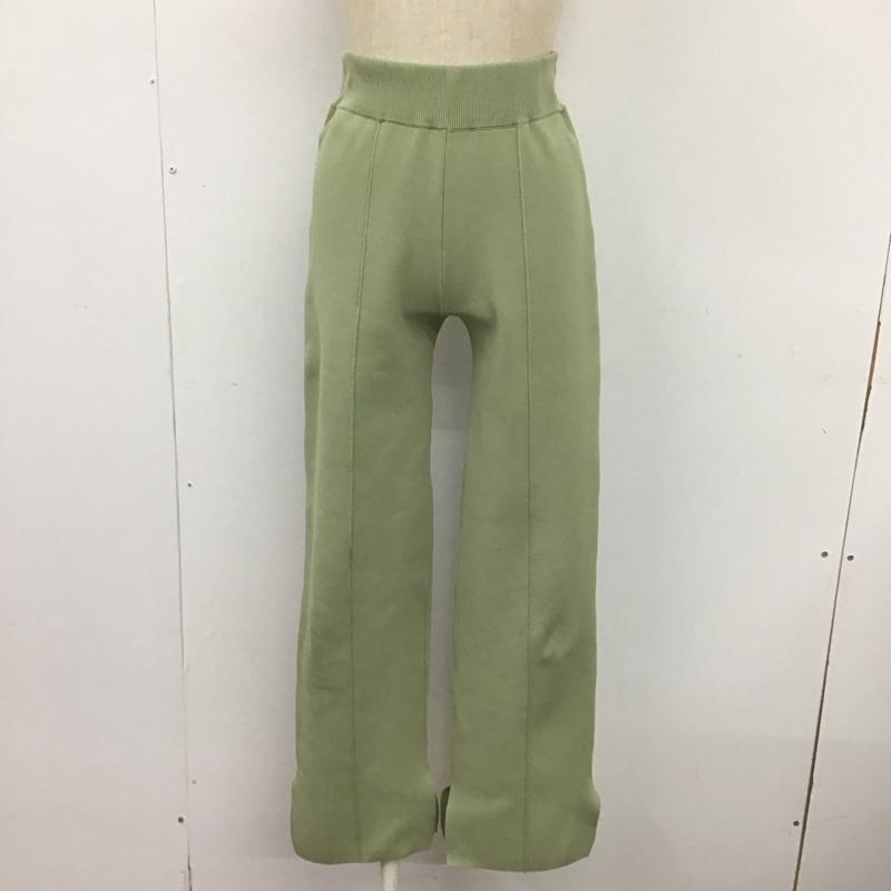 ジーナシス JEANASIS ボトムス ボトムス FREE 無地 薄緑 / ライトグリーン /  レディース USED 古着 中古 10106430