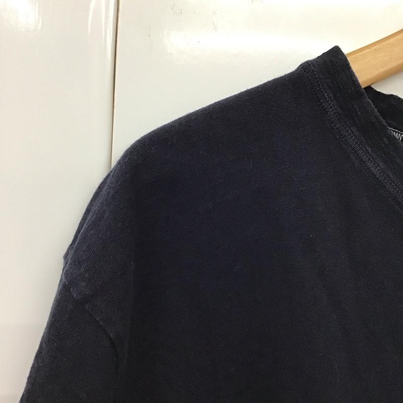 古着 USED Tシャツ 半袖 半袖カットソー プリントTシャツ Vネックカットソー ロゴ、文字 紺 / ネイビー /  メンズ USED 古着 中古 10130634