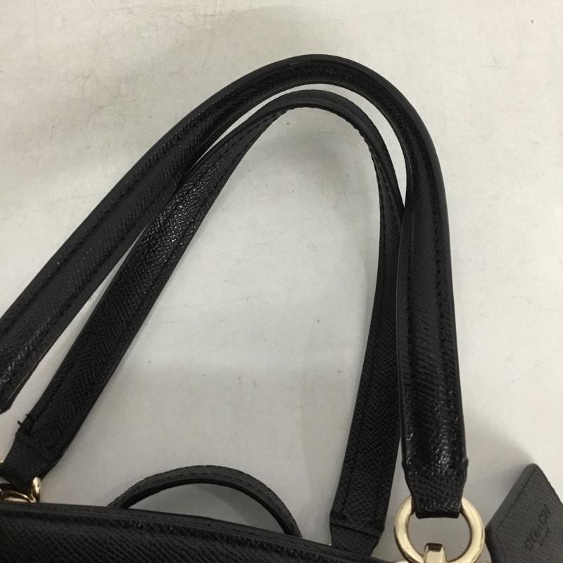 コーチ COACH ハンドバッグ ハンドバッグ F57847 2WAY ショルダーバッグ ロゴ、文字 黒 / ブラック /  レディース USED 古着 中古 10147145