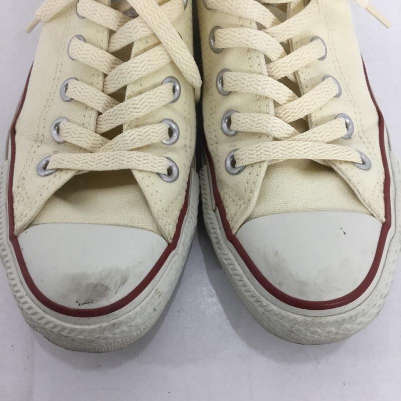 コンバース CONVERSE スニーカー スニーカー M9165 ALL STAR OX 24cm 24.0cm ロゴ、文字 アイボリー / アイボリー /  レディース USED 古着 中古 10133185