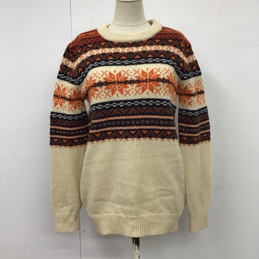 ビームス ハート BEAMS HEART ニット、セーター 長袖 長袖ニットカットソー ニット セーター クルーネックニット プリント マルチカラー / マルチカラー /  レディース USED 古着 中古 10116610