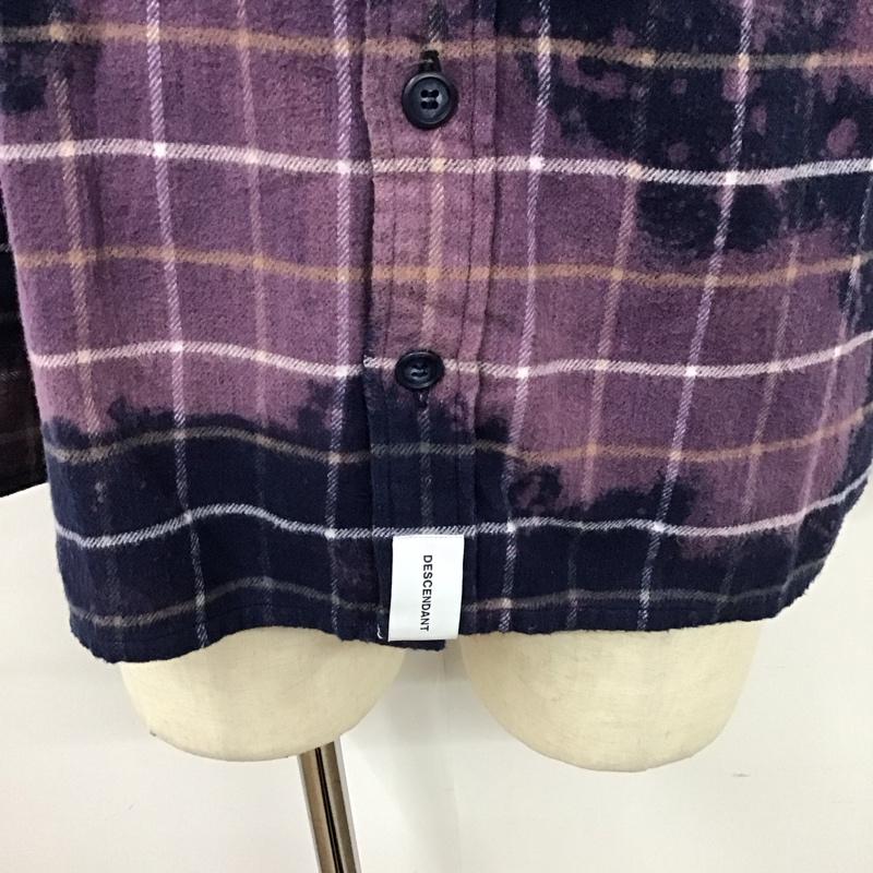 ディセンダント DESCENDANT シャツ、ブラウス 長袖 長袖シャツ チェックシャツ カラーシャツ 1 チェック マルチカラー / マルチカラー /  メンズ USED 古着 中古 10127664