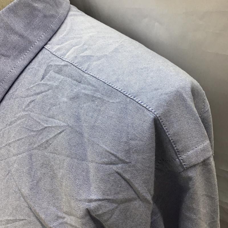 チャップス CHAPS シャツ、ブラウス 長袖 長袖シャツ カラーシャツ ポケットシャツ 長袖カットソー ボタンダウンシャツ XL 無地 水色 / ライトブルー /  メンズ USED 古着 中古 10118551
