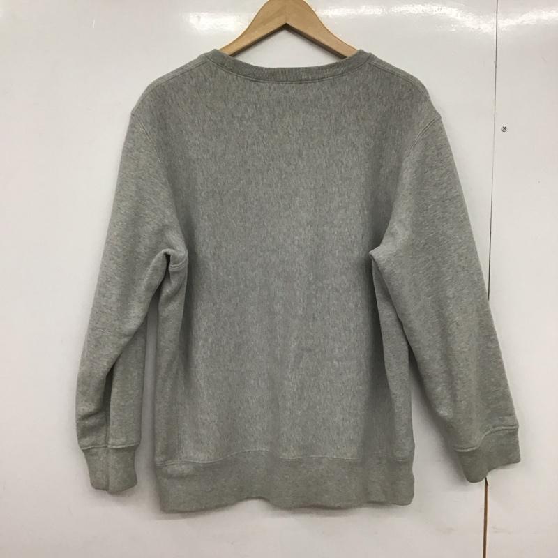 ベンデイビス BEN DAVIS トレーナー 長袖 長袖トレーナー スウェット クルーネック プルオーバー M プリント 灰 / グレー /  メンズ USED 古着 中古 10147977