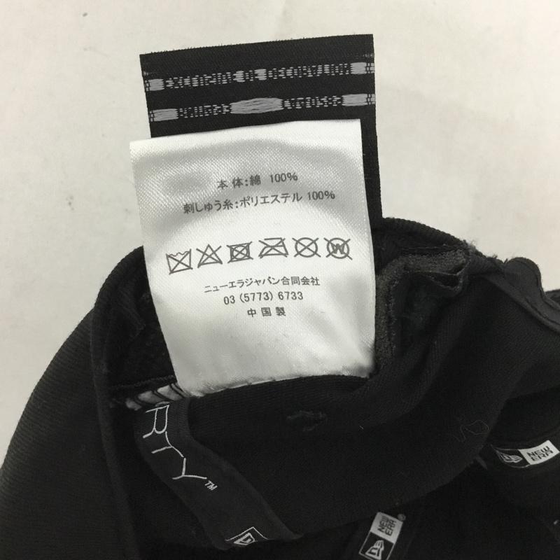 エックスガール X-girl 帽子 キャップ NEW ERA コットン ミルズロゴ 9THIRTY コラボレーション ロゴ、文字 黒 / ブラック /  レディース USED 古着 中古 10128825